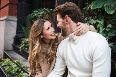 NYC engagement photo shoot
