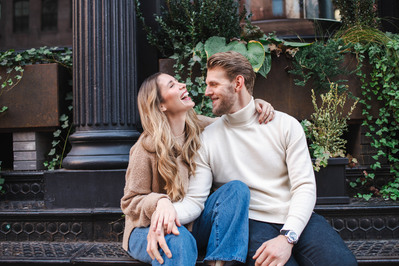 NYC engagement photo shoot