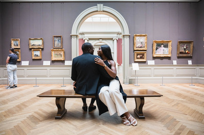 Best places for engagement photos in NYC: The Met offers timeless elegance for an engagement shoot