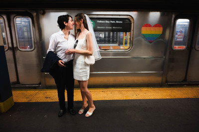 NYC and Brooklyn Queer wedding photographs
