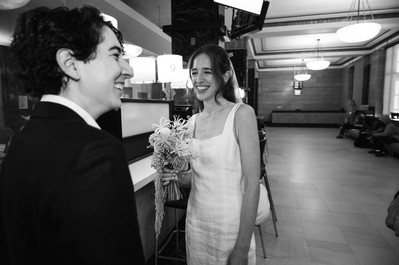 NYC and  Queer courthouse wedding photographs