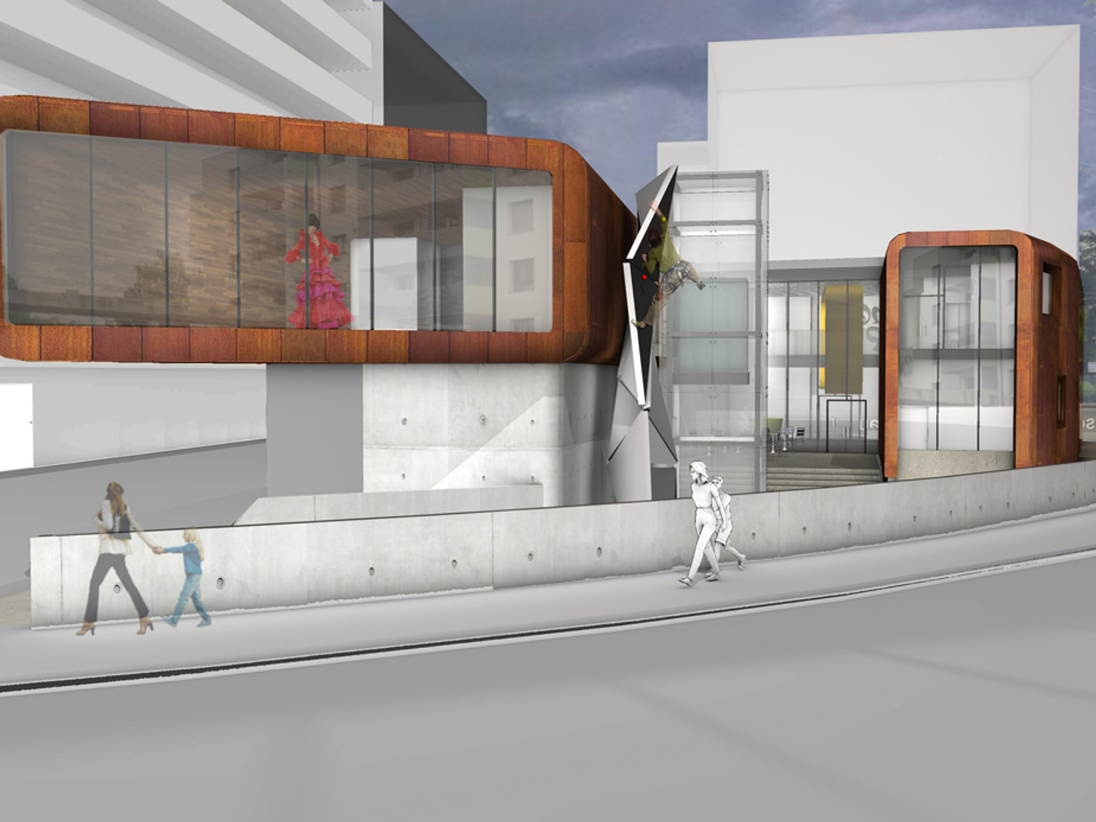 Maison du Quartier, Lancy - Studio Giuseppe Ricci