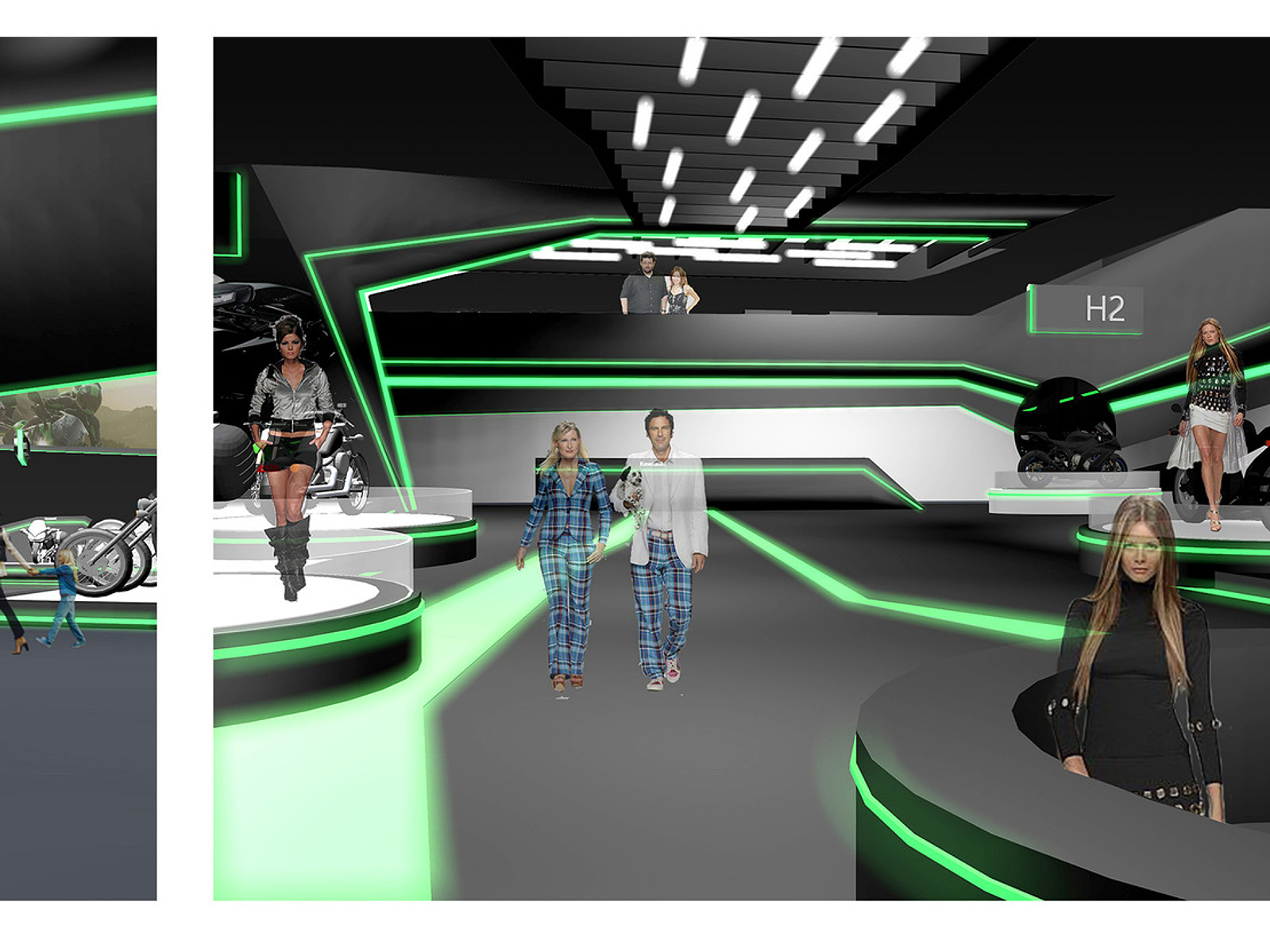 Kawasaki Concept Booth - Studio Giuseppe Ricci