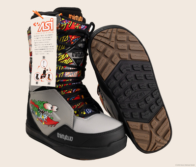 ThirtyTwo Lashed Santa Cruz, Snowboard Boots, Product Photography by Vermont-based Artist and Photographer, Kevin Michael Smith, snowboard & ski photographer. Studio Product and commercial photographer.