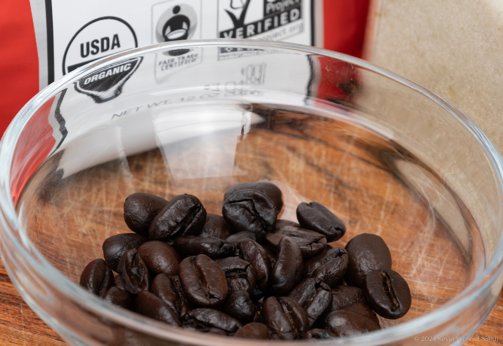 Wicked Joe Coffee, commercial and Product Photography by Kevin Michael Smith. Vermont product photographer, coffee product photography and lifestyle photography. Organic Whole bean coffee. Kitchen product photo.
