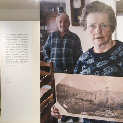 First world war memory project "Comme On Peut" exhibited in Verdun Memorial in 2017.