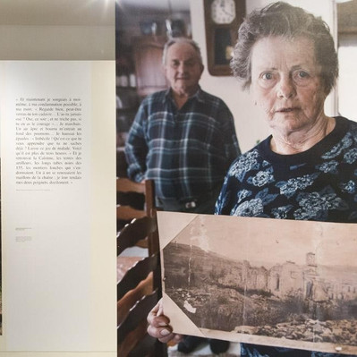 First world war memory project "Comme On Peut" exhibited in Verdun Memorial in 2017.