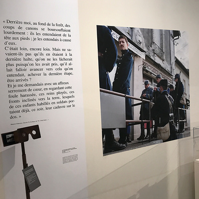 First world war memory project "Comme On Peut" exhibited in Verdun Memorial in 2017.