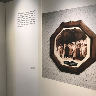 First world war memory project "Comme On Peut" exhibited in Verdun Memorial in 2017.