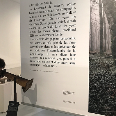 First world war memory project "Comme On Peut" exhibited in Verdun Memorial in 2017.