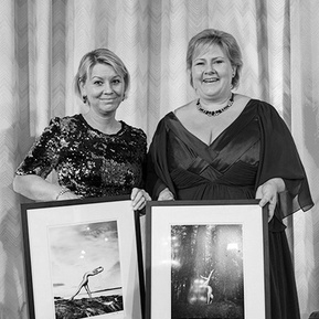 Statsminister Erna Solberg og Næringsminister Monica Mæland