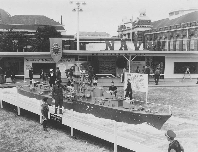 HMCS Iroquois, HMCS Kenora, Battle of the Atlantic, Eric Riordon, Royal Canadian Navy, RCN, North Atlantic Convoy, Exhibition, Ogilvy's Ottawa, John Eric Benson Riordon, Tribal Class Destroyer, Canadian National Exhibition, CNE