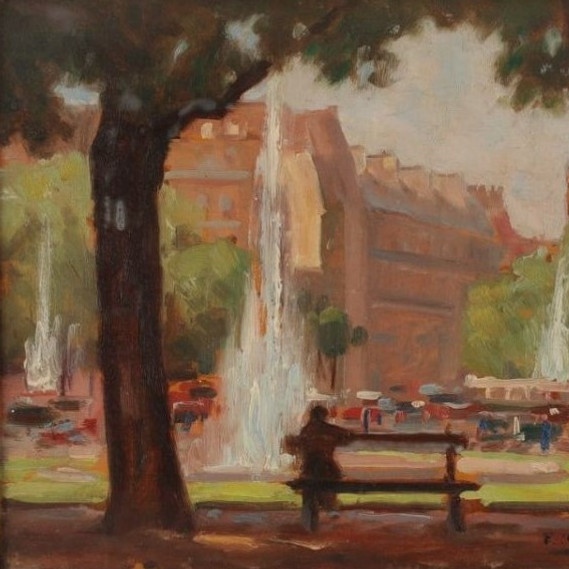 Canadian Art, Naval Artist, Narrative Description, HMCS Haida, HMCS Kenora, HMCS Pathfinder, HMCS, His Majesty's Canadian Ship, For Posterity's Sake, Paris, MEC, Maison des etudiants canadiens, Eric Riordon
