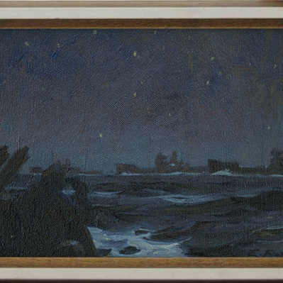 Eric Riordon, Canadian Painter, War Artist, Royal Canadian Navy, Naval Artist, North Atlantic Convoy, HMCS Kenora, HMCS Fundy,  His Majesty's Canadian Ship, Laurentians Landscape, Battle of the Atlantic