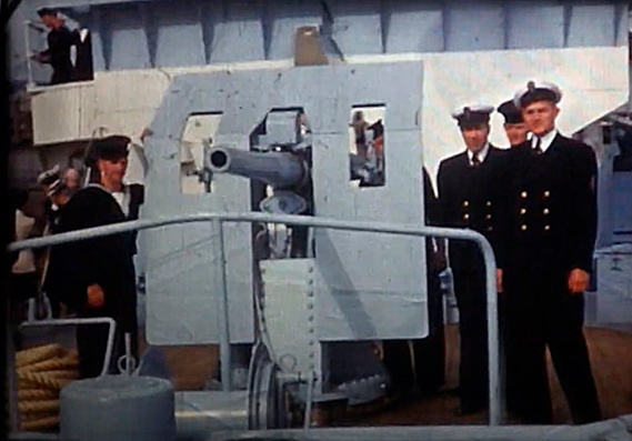  War History, Eric Riordon, WWII, Royal Canadian Navy, North Atlantic Convoy, RCN, Naval Artist, Canadian Art, War Art, Laurentians Landscape,  HMCS Fundy, HMCS Kenora, 12 pounder qf naval gun, Port Arthur, PASCOL, lake of the woods mueum, video, 