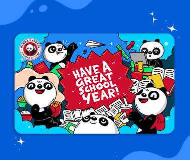 Have a Great School Year Design: Illustration commission by Panda Express for digital gift cards by Geo Law