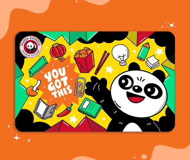 You Got This: Illustration commission by Panda Express for digital gift cards by Geo Law
