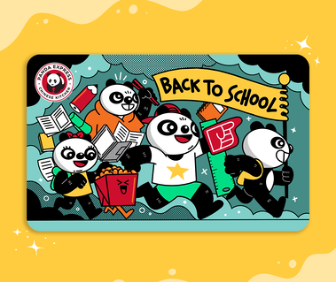 Back to School: Illustration commission by Panda Express for digital gift cards by Geo Law