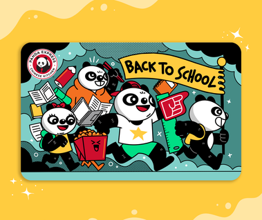 Back to School: Illustration commission by Panda Express for digital gift cards by Geo Law
