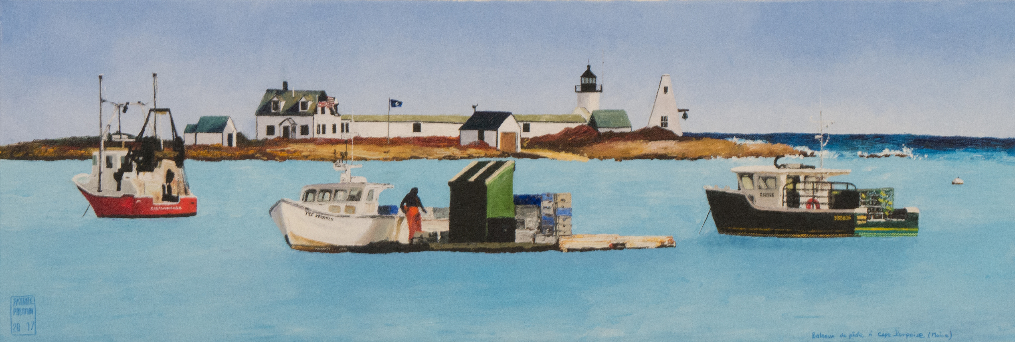 Bâteaux de pêche Cape Porpoise (Maine)