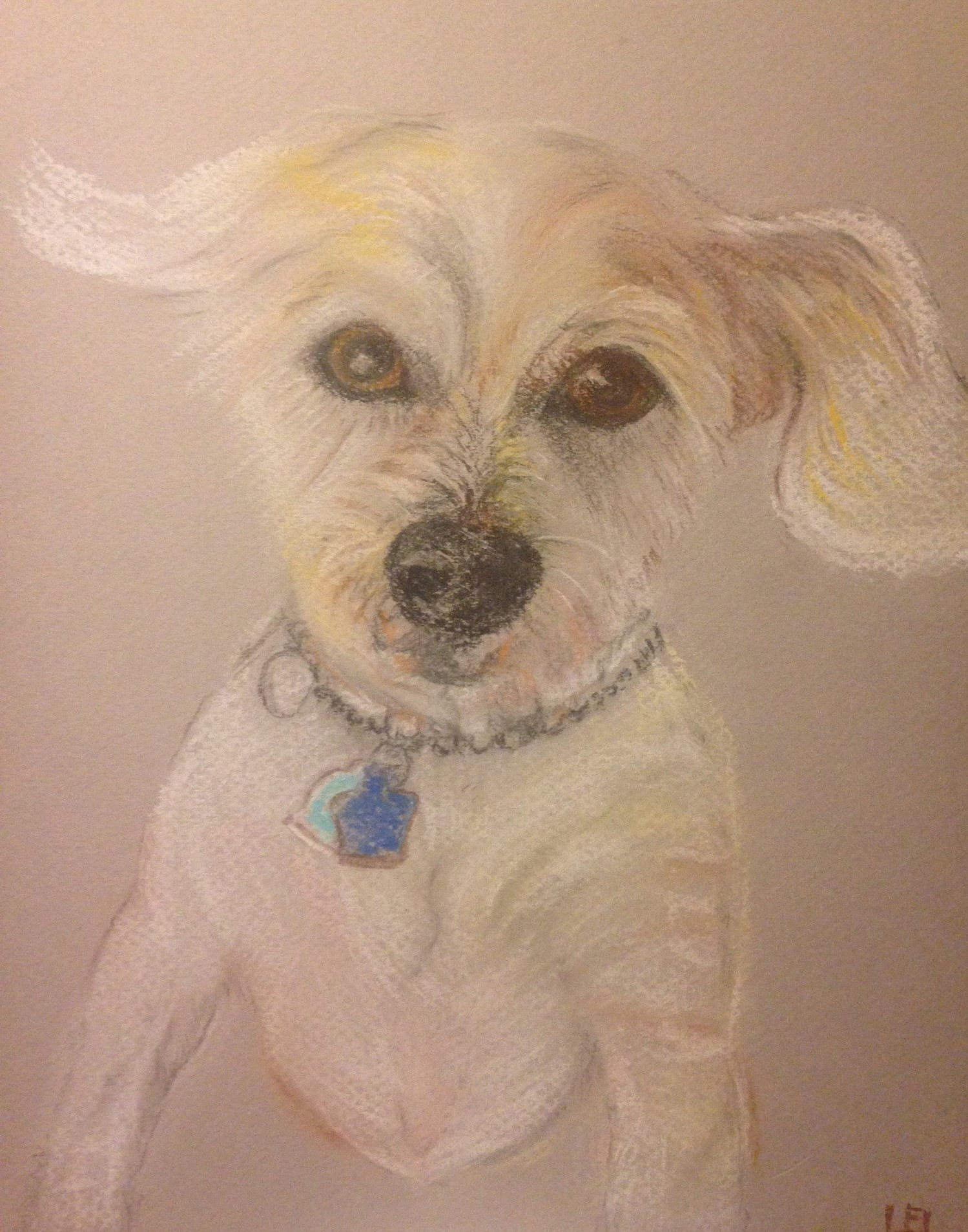 8x10 mis teintes board- light grey - pastel