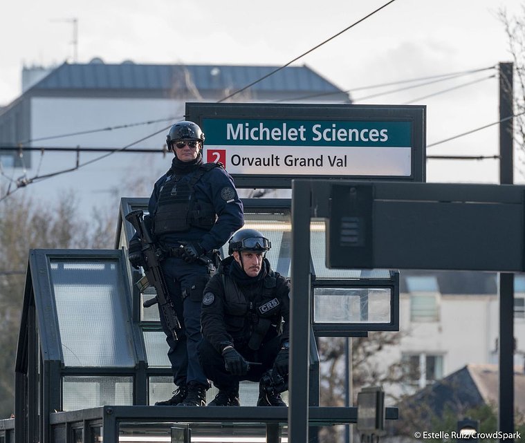 Policiers d'élites, psi4g, manifestation nantes