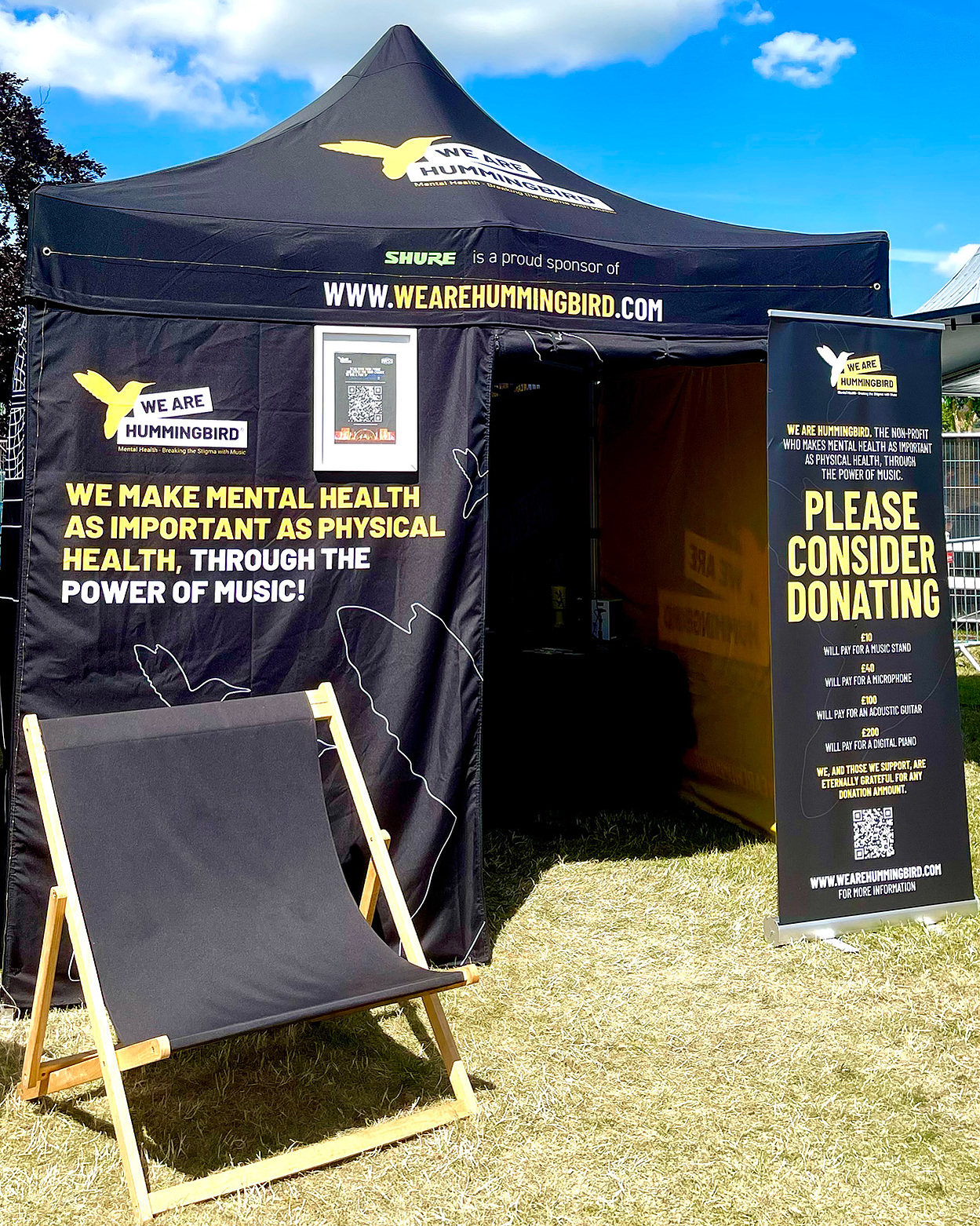 We are Hummingbird, mental health, mental wellbeing, raise awareness, mental health advocacy, music festivals, volunteering, mental health volunteer, Nass Festival