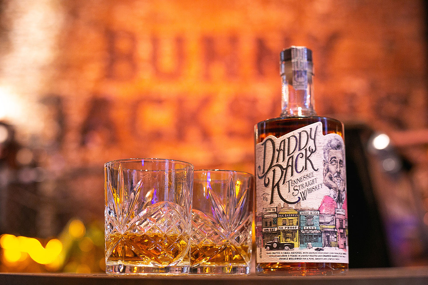 Blog post by Georgie Glass photography - images of Daddy Rack Whiskey - Emporia Brands - with Dave the Drinks Enthusiast, at Bunny Jackson's Manchester
