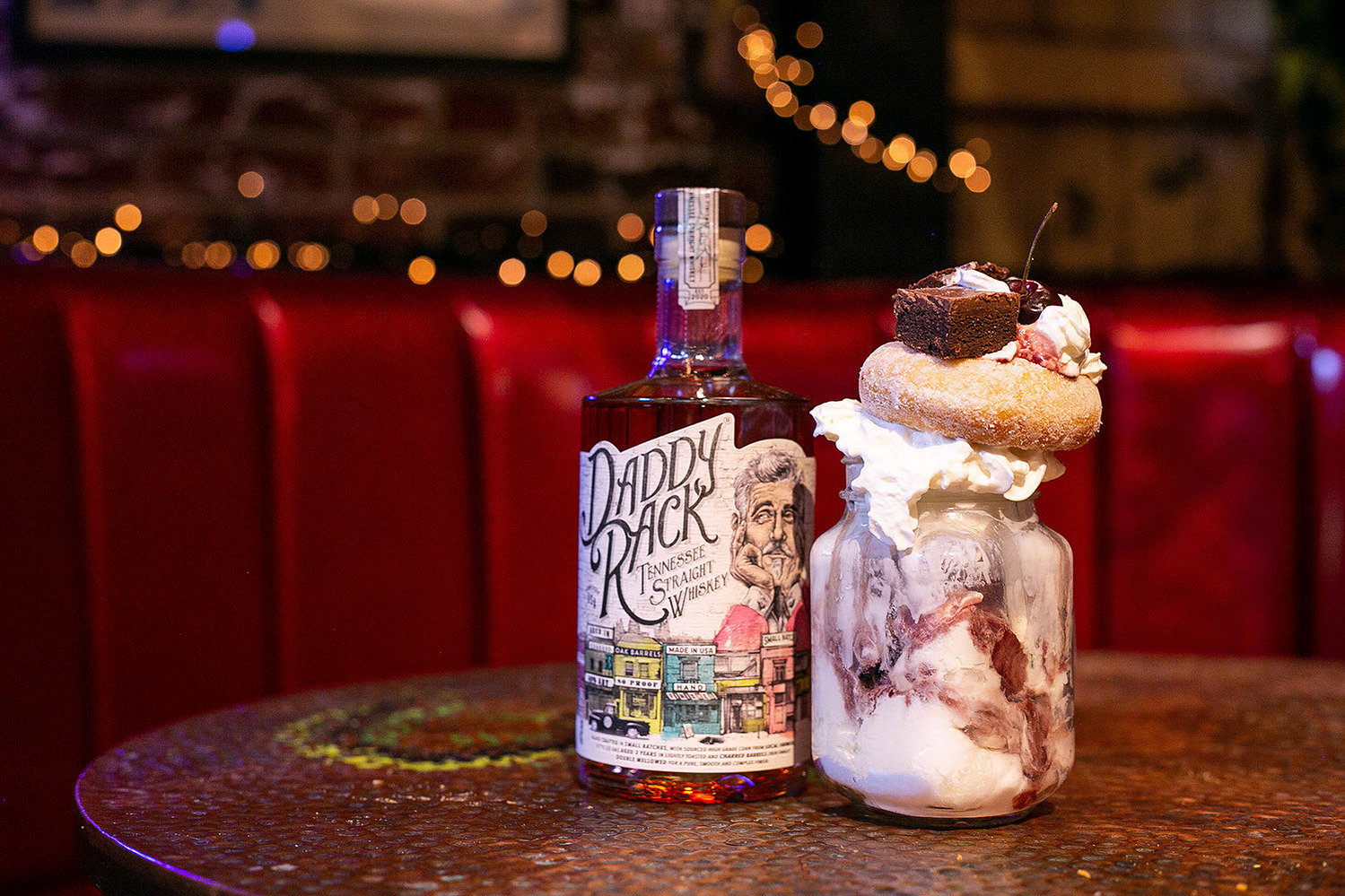 Blog post by Georgie Glass photography - images of Daddy Rack Whiskey - Emporia Brands - with Dave the Drinks Enthusiast, at Bunny Jackson's Manchester
