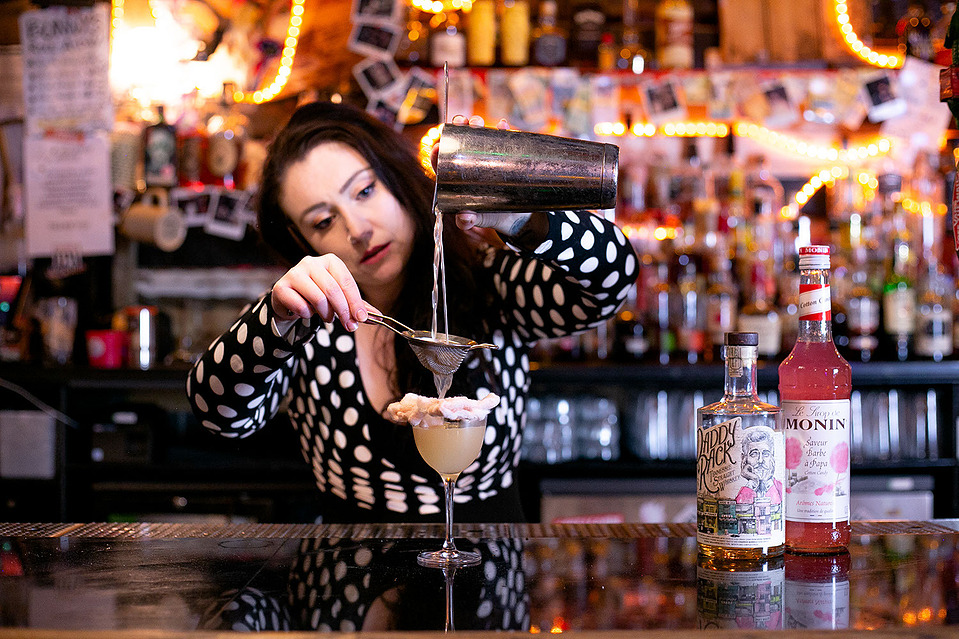 Blog post by Georgie Glass photography - images of Daddy Rack Whiskey - Emporia Brands - with Dave the Drinks Enthusiast, at Bunny Jackson's Manchester
