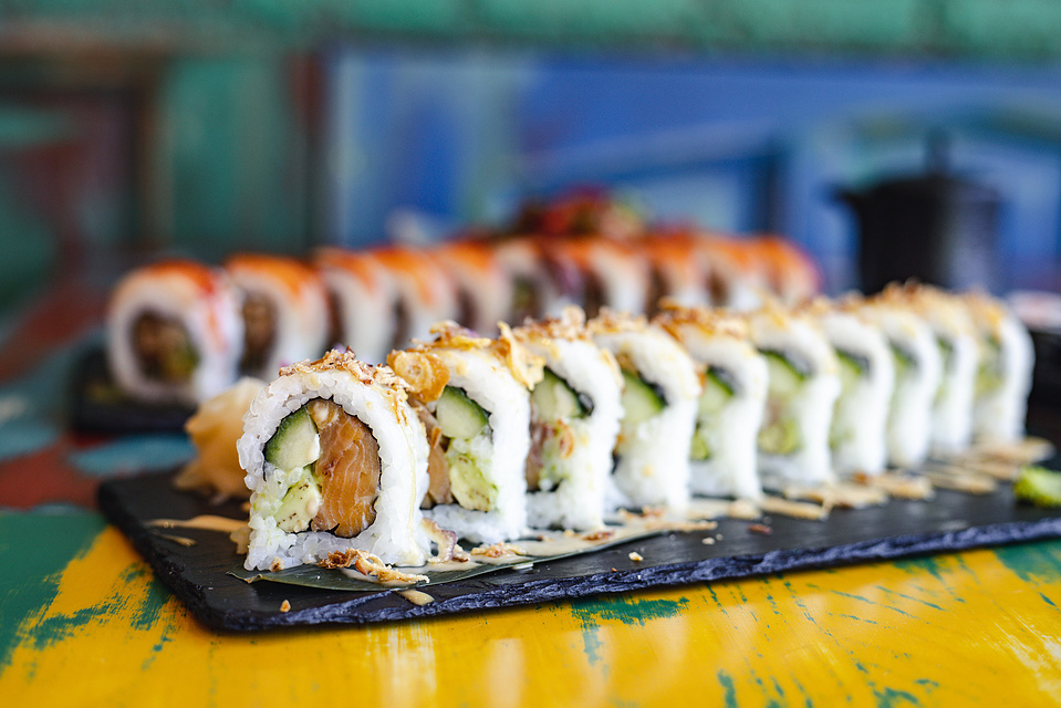 Georgie Glass Photography, food photographer, Manchester food photographer, Zumuku, Deliveroo, sushi, Japanese food