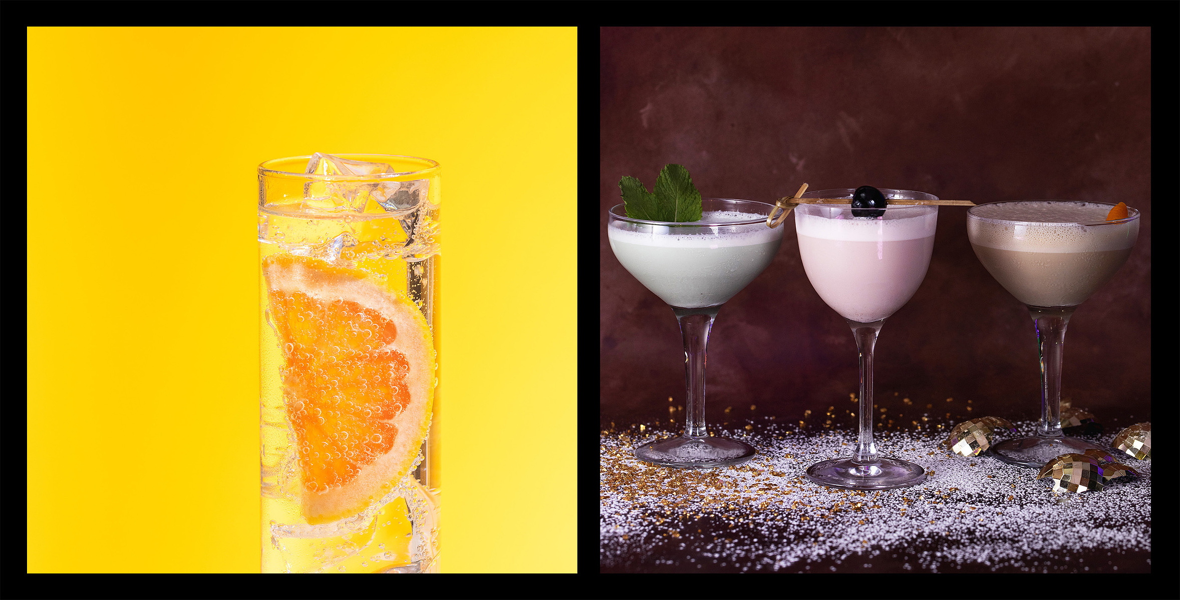 Summer drink compared to Winter cocktails
