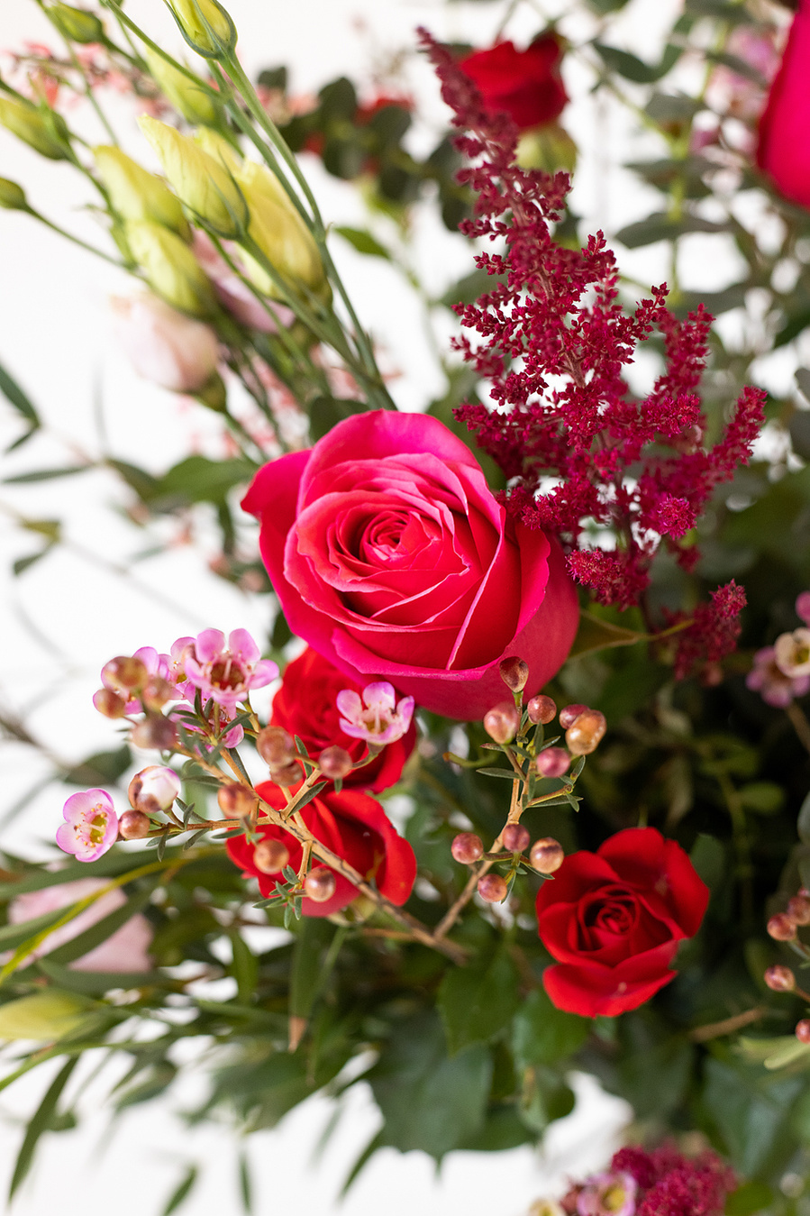 Georgie Glass Photography, food photographer, Manchester product photographer, The Flower Lounge, Didsbury, floral arrangements, Valentines day, roses, flowers