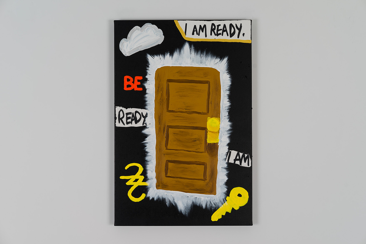 I Am Ready — Acrylic on Canvas — 24"x36" (61 × 91.5 cm) — 2024