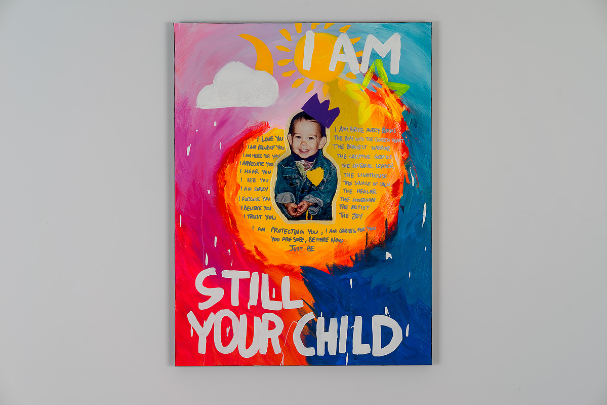 I Am Still Your Child — Acrylic on Canvas — 24"x36" (61 × 91.5 cm) — 2024