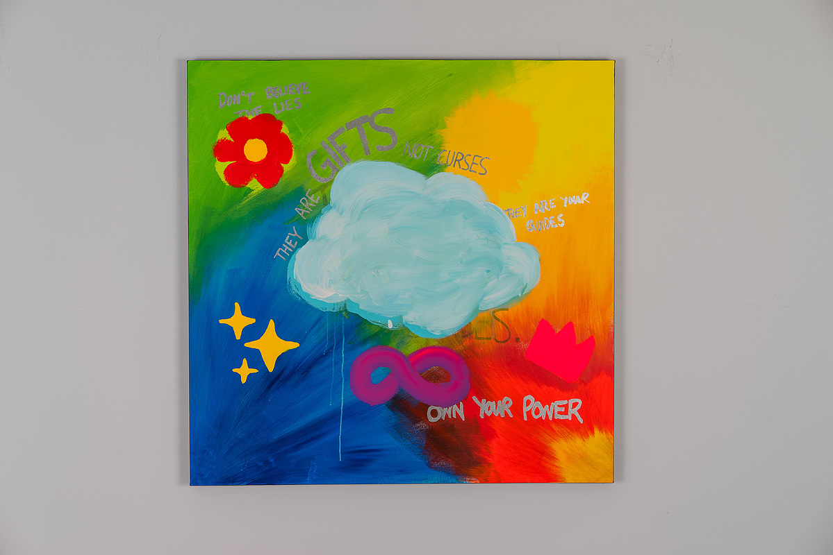 They Are Gifts Not Curses — Acrylic on Canvas — 48"x48" (122cm x 122cm)— 2022