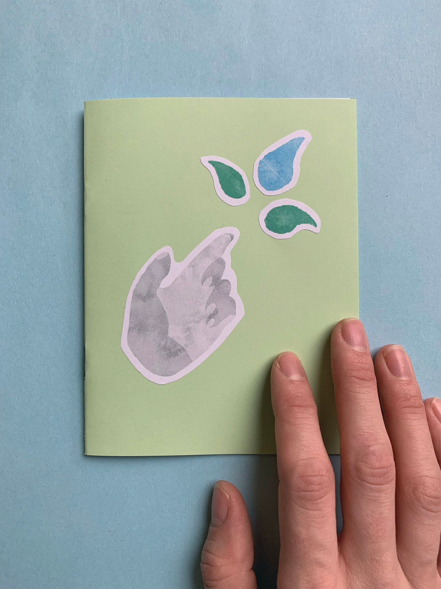 picture of the cover of the zine