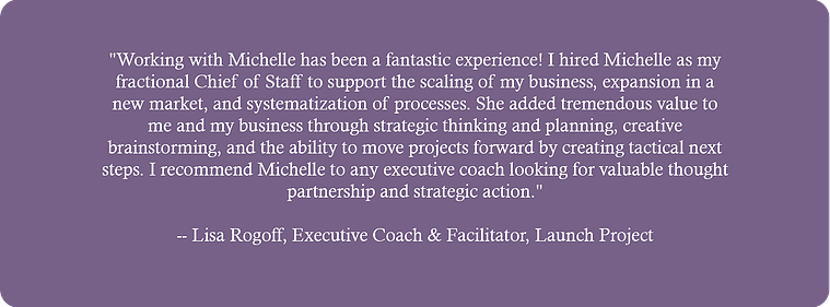 Lisa Rogoff, Executive Coach & Facilitator, Launch Project