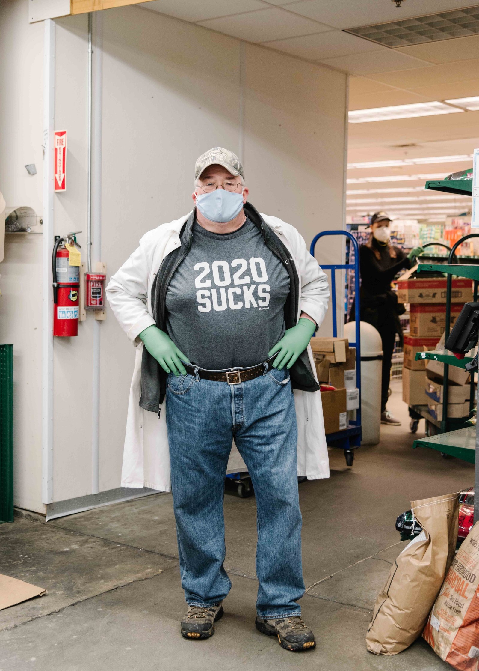 Bobby Barbera, an employee at Cronig's Market.
