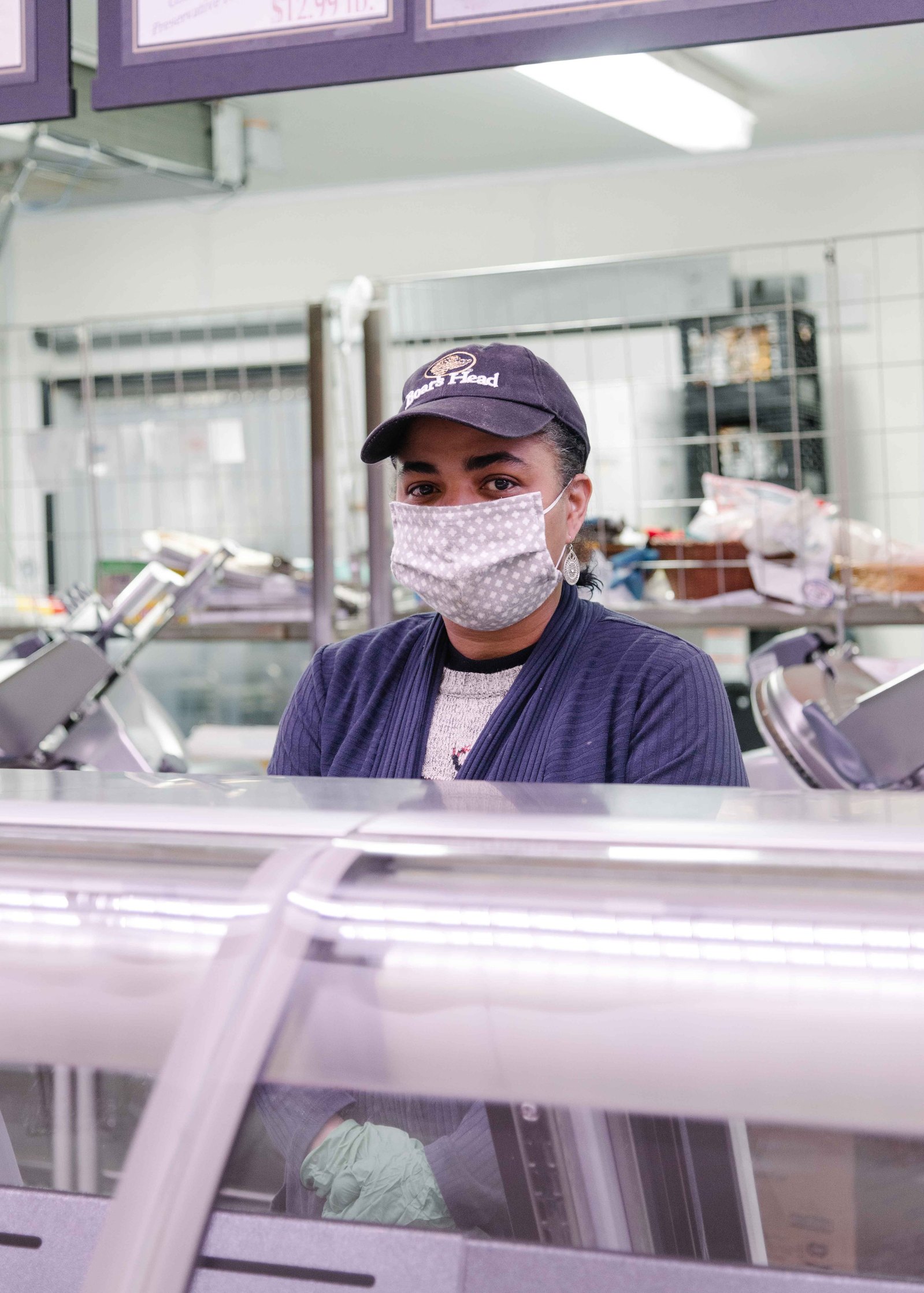 Cristiane Marcal, an employee in Cronig's Market Deli department.