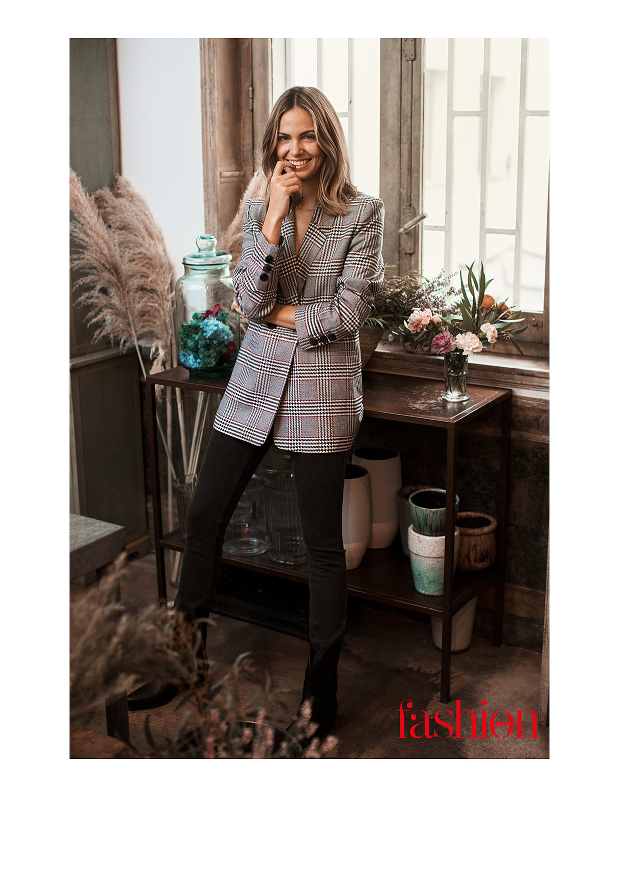Martina Jáudenes, fundadora de MumDose y ahijada del rey Felipe VI, posa para ¡HOLA! Fashion en octubre de 2018