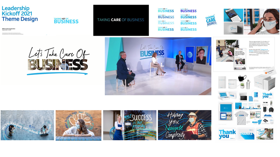Theme concepting for Leadership Kickoff virtual event