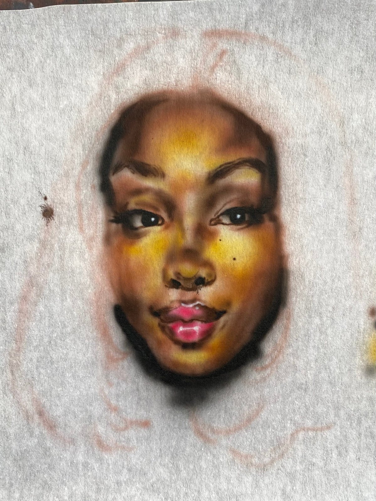 2021
Airbrush on Pellon