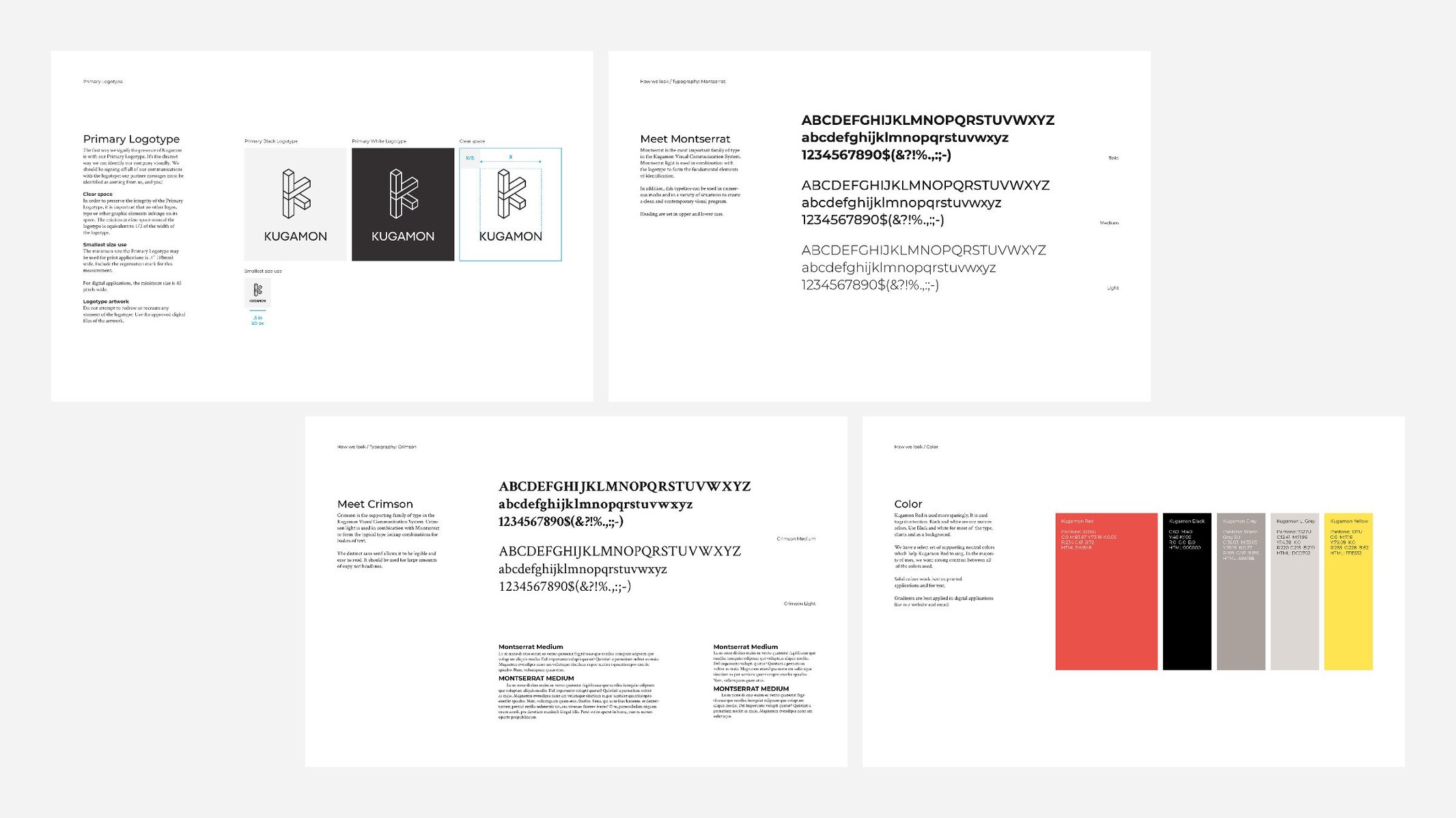 Brand guidelines for Kugamon