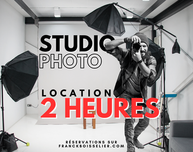 Location d'un studio photo professionnel à Betton. 