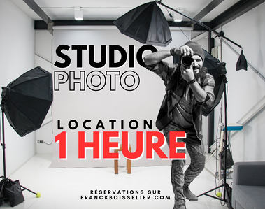 Location d'un studio photo professionnel à Betton. 