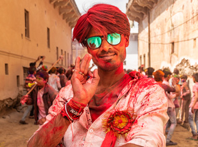 fête de Holi à Mandawa - Inde - Voyage photo