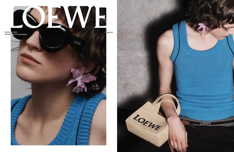 A Loewe ad spread.