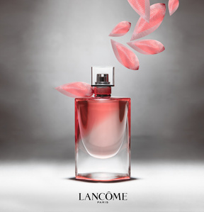 Lancome Paris Perfume. Luxury lifestyle photography. @Lancome designer Fashion. New York Product Photographer. Basel Almisshal, Studio Basel