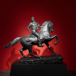 ​A Bronze Sculpture, Rumors Of War, By Kehinde Wiley At Art Basel Miami Beach 2019